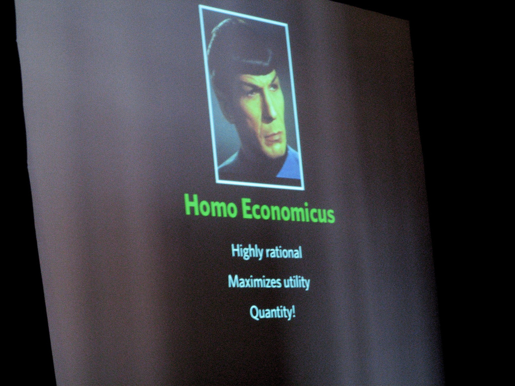Mr. Spock: The prototype of the homo economicus? // photo: Clay Newton (CC BY-SA 2.0)